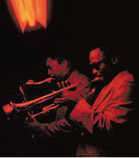 Miles Davis and John Coltrane